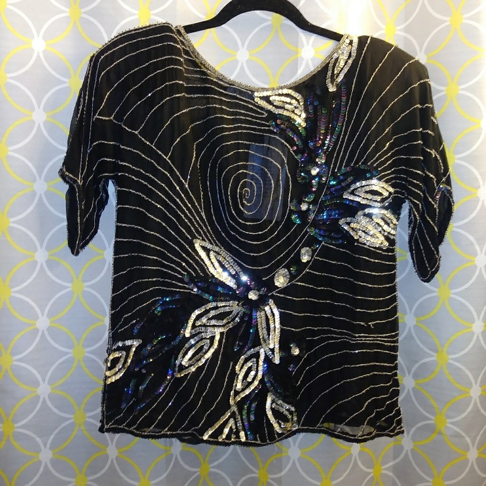 Beautiful Sequins Top